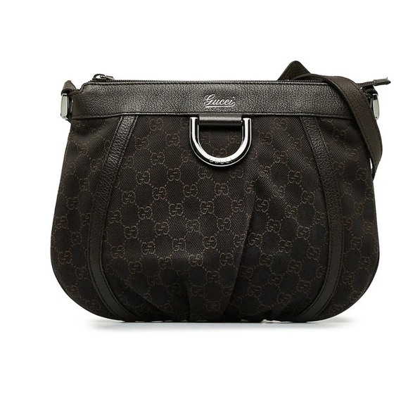 Guccissima Abbey D-ring Denim Crossbody Bag - Picture 2 of 5